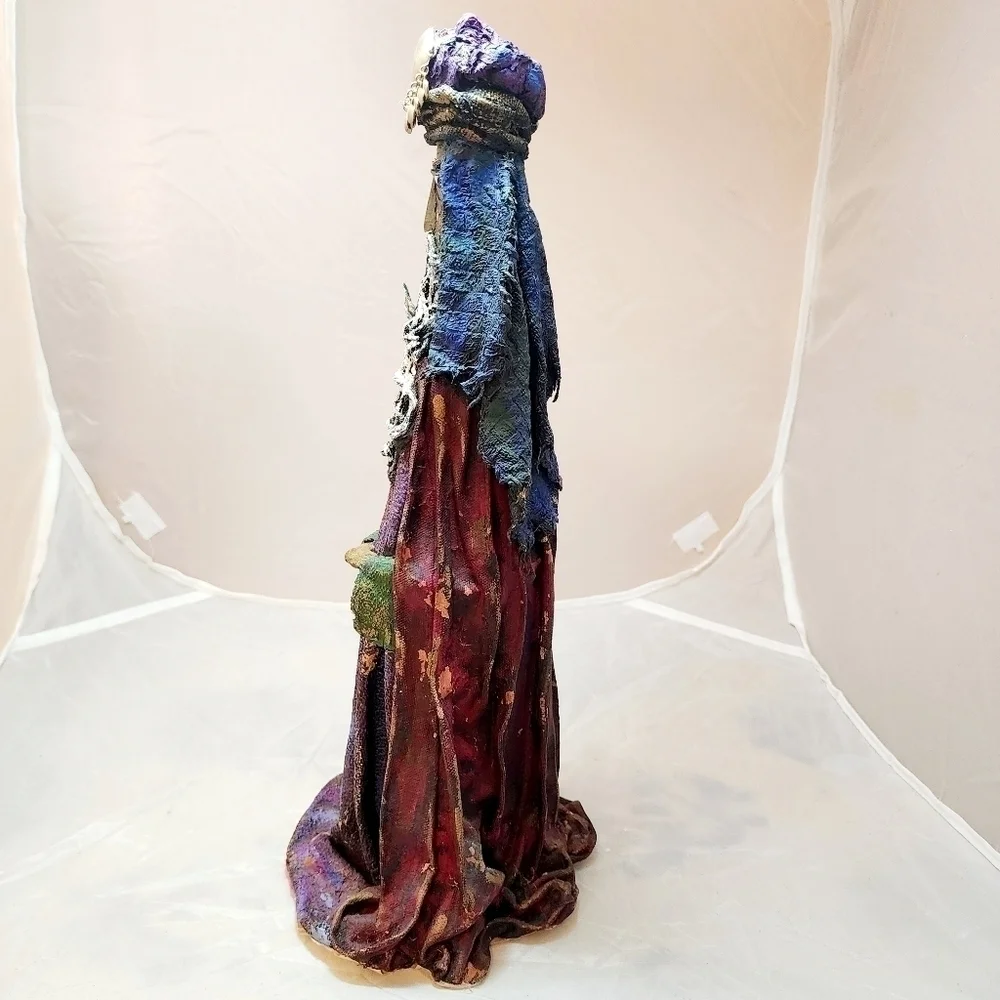 Vintage Wiseman Christmas Nativity Replacement Wine Bottle Fabric Handmade EUC